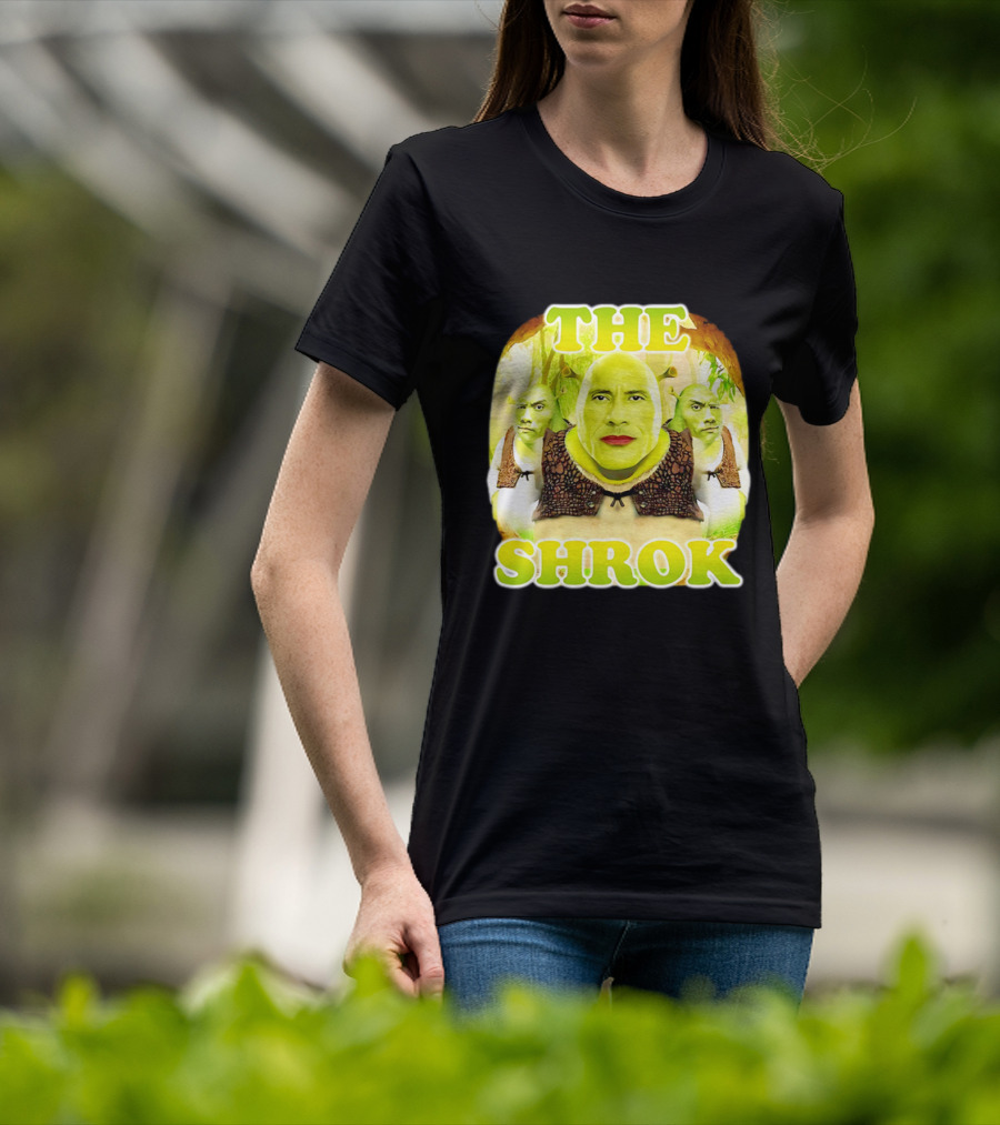 THE SHROK Shrek Parody Featuring Iconic Imagery T-Shirt