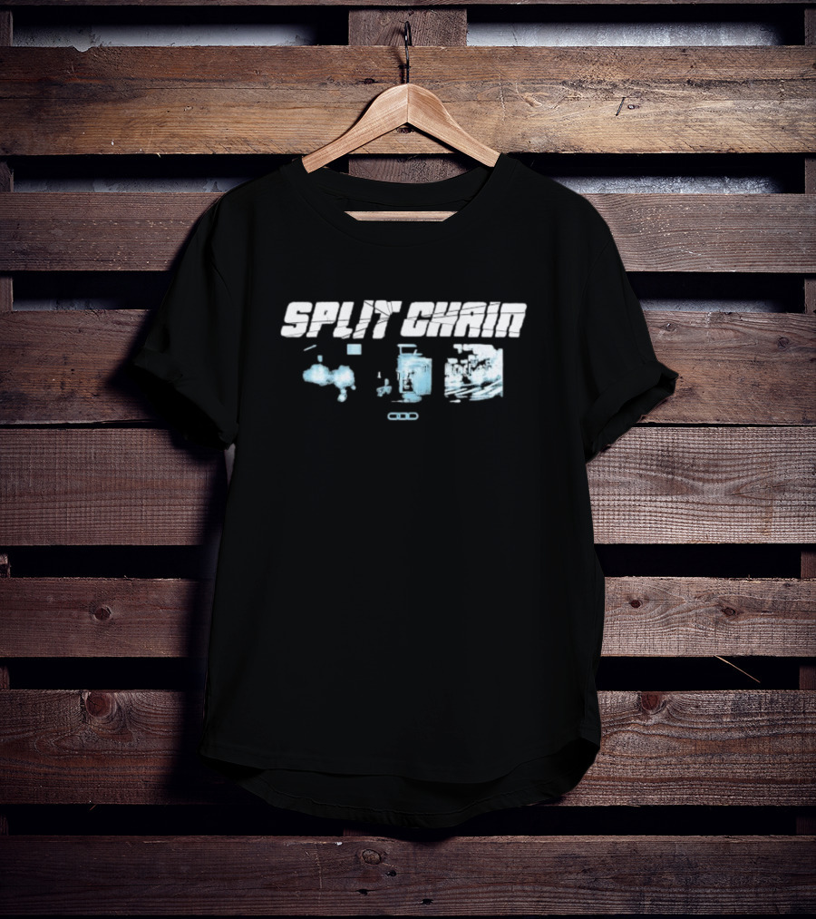 Split Chain Motionblur Exploring Futuristic Machinery And Abstract Dynamics T-Shirt