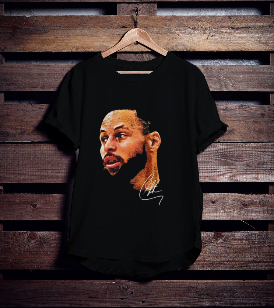 Stephen Curry NBA Big Face Signature T-Shirt