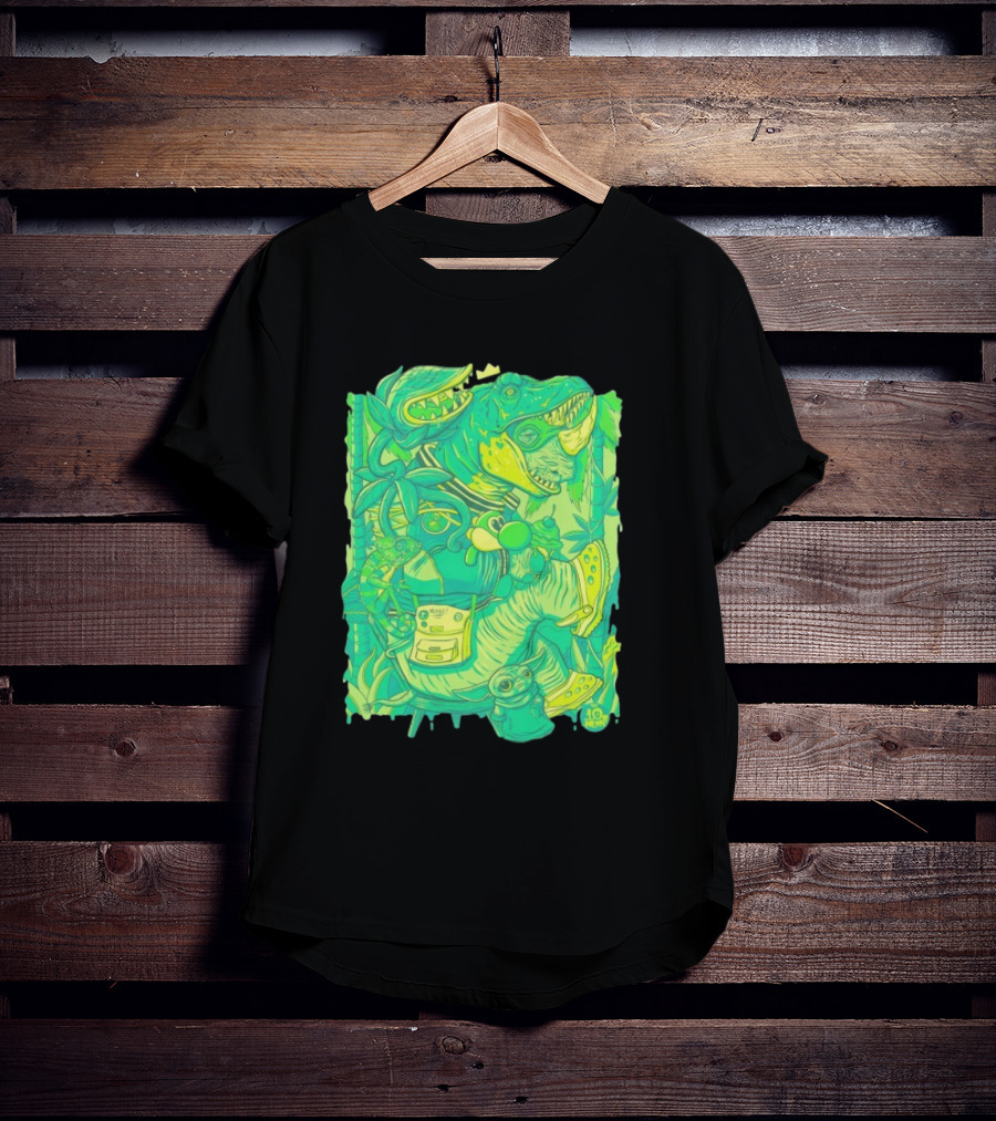 Ten Hundred Green Rhino 10 Hun Adventure T-Shirt