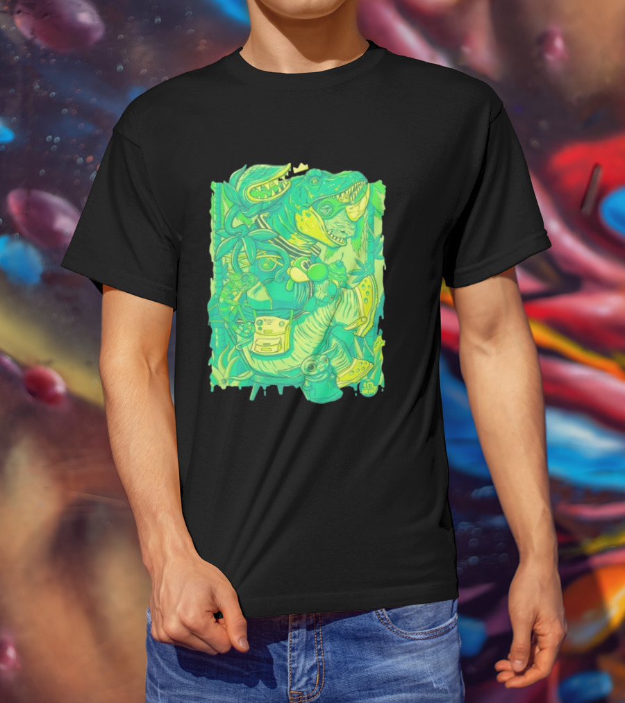 Ten Hundred Green Rhino 10 Hun Adventure T-Shirt