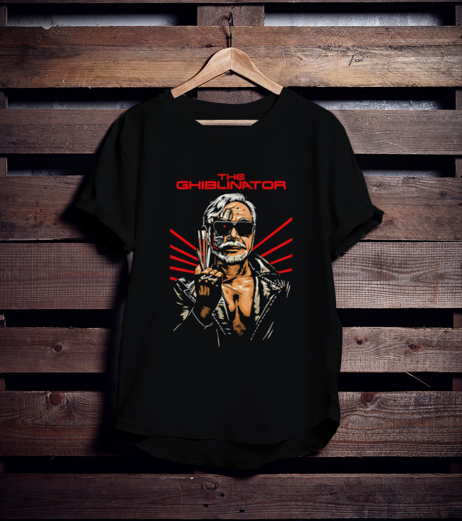 The Ghiblinator Parody Red Sunglasses Character T-Shirt