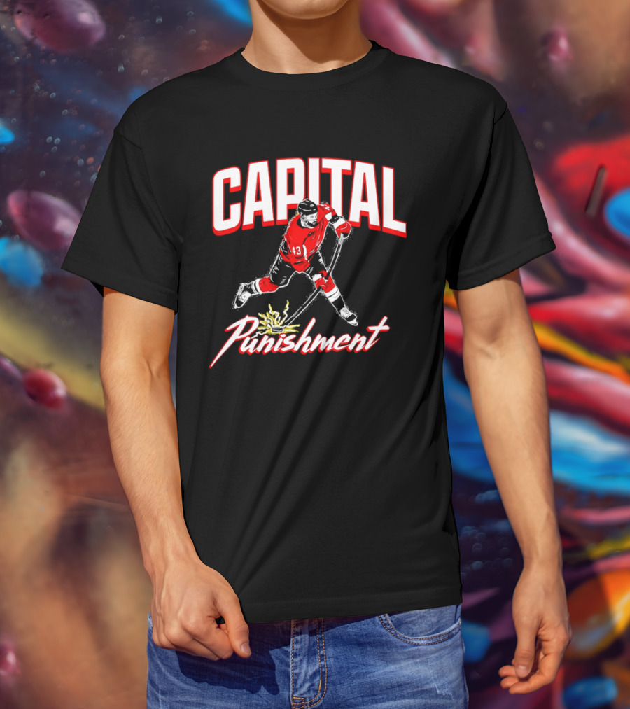 Tom Wilson Capital Punishment Washington Capitals Hockey T-Shirt