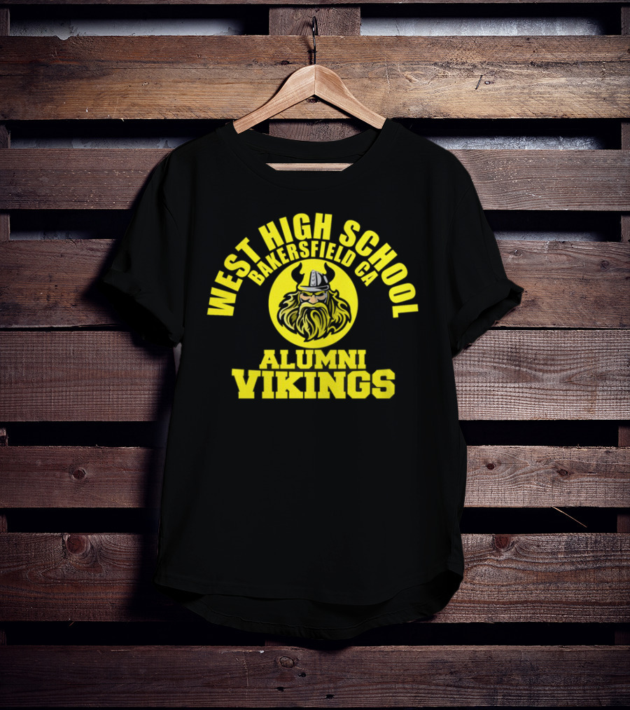 West High School Bakersfield CA Alumni Vikings T-Shirt