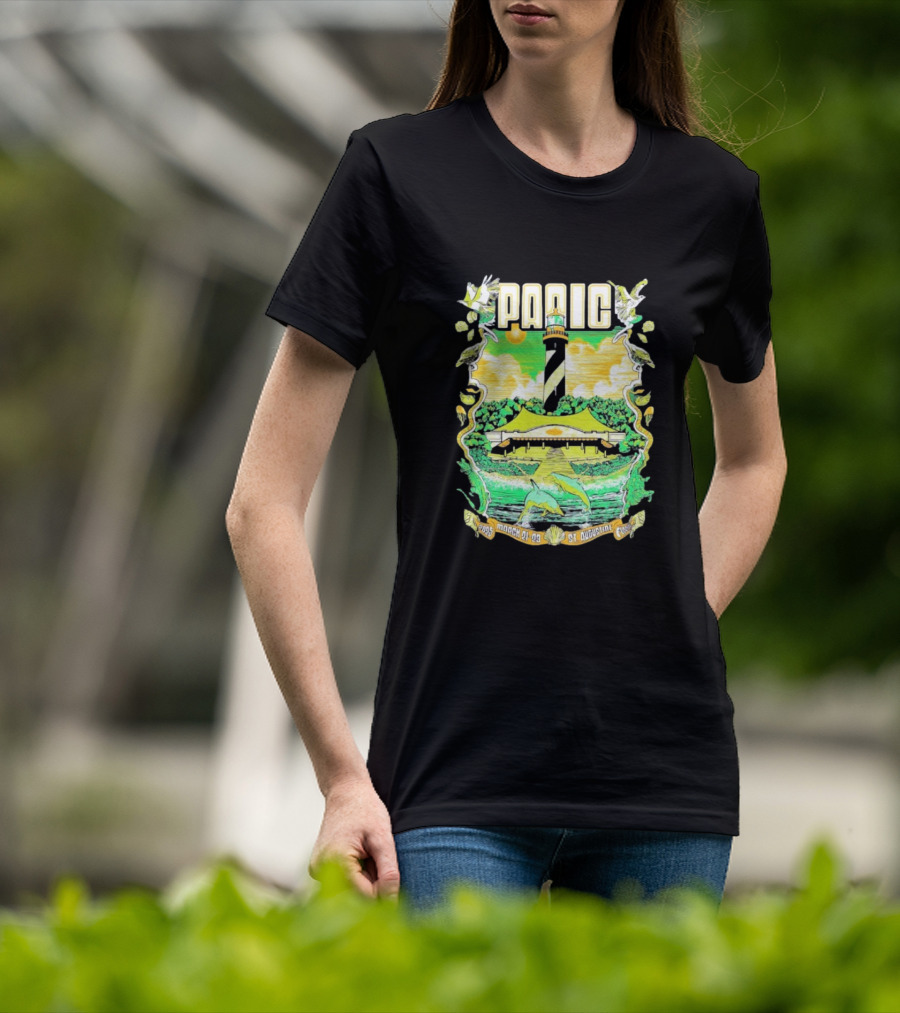 Widespread Panic 2025 St Augustine Lighthouse Dolphins March 21-23 T-Shirt