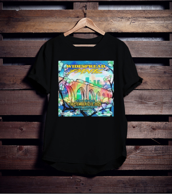 Widespread Panic Show At Allianz Amphitheater In Riverfront Richmond VA On September 12-13 2025 T-Shirt