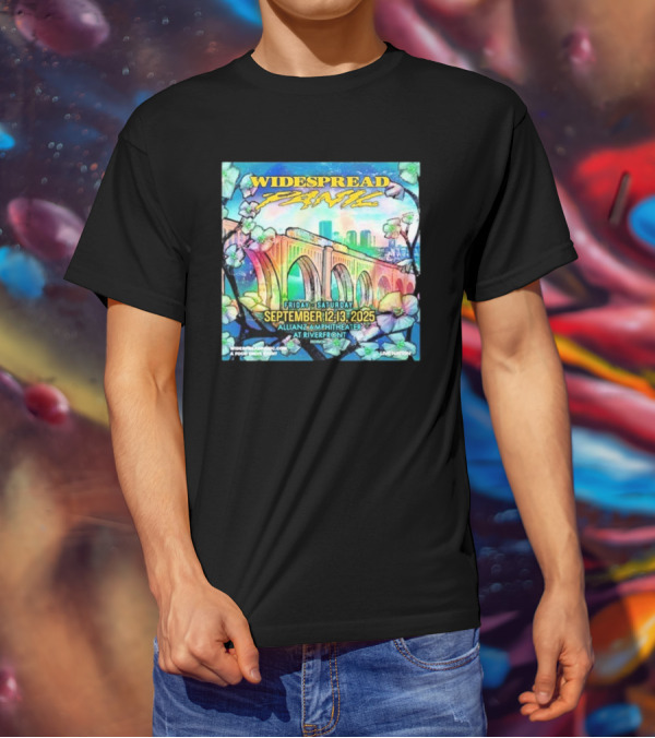 Widespread Panic Show At Allianz Amphitheater In Riverfront Richmond VA On September 12-13 2025 T-Shirt
