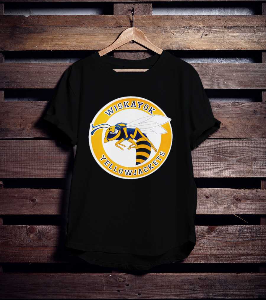 Wiskayok Yellowjackets Buzzing Insect Emblem T-Shirt
