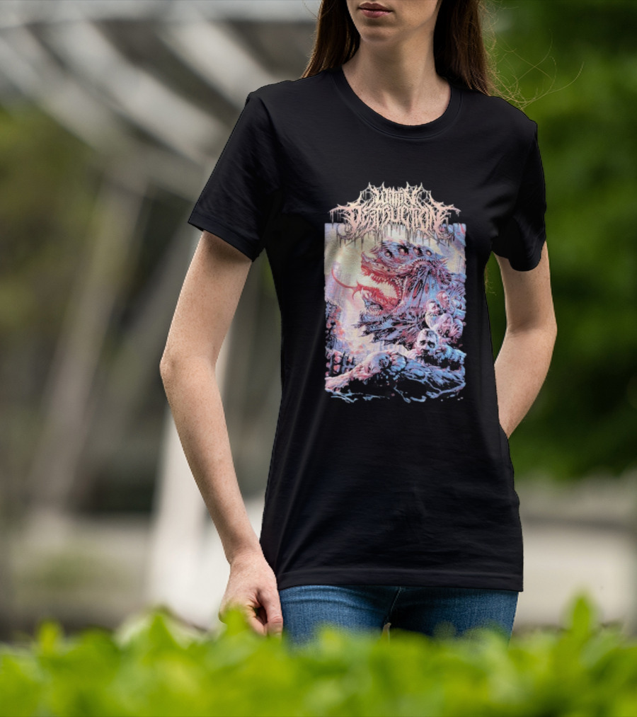Within Destruction Deathwish Monster Art With Gory Details T-Shirt