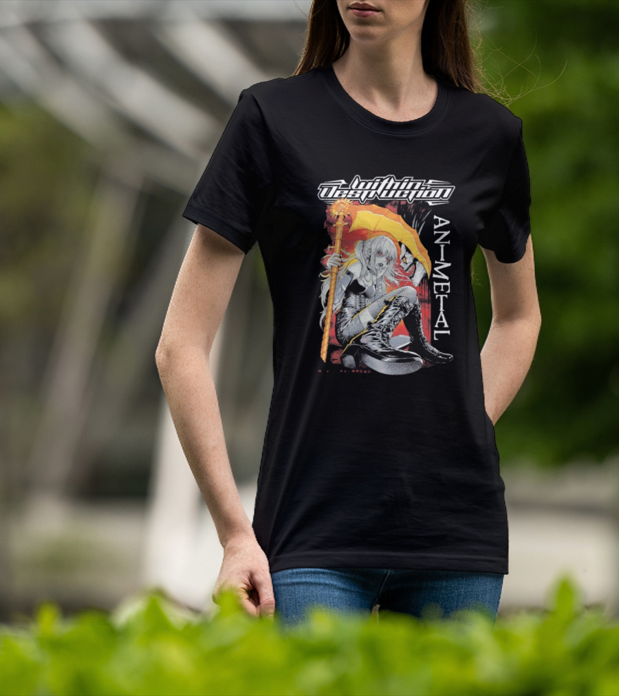 Within Destruction Misa Animetal Ryuk Death Note Anime Crossover T-Shirt