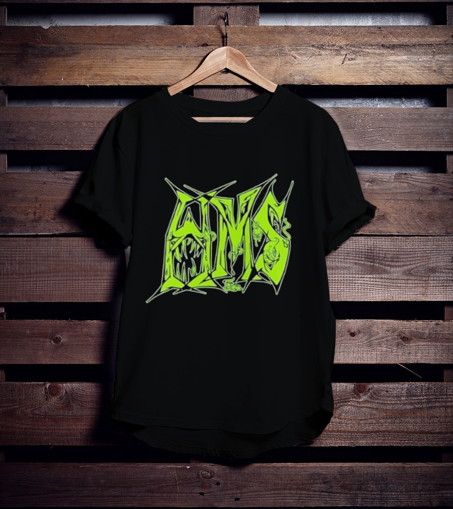 H.M.S Wolfsbane Atomic Themed Text With Monster Elements T-Shirt