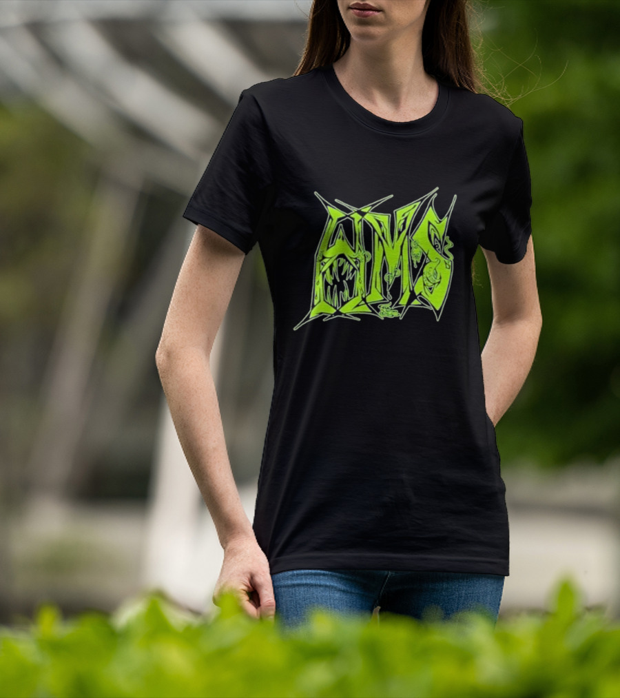 H.M.S Wolfsbane Atomic Themed Text With Monster Elements T-Shirt