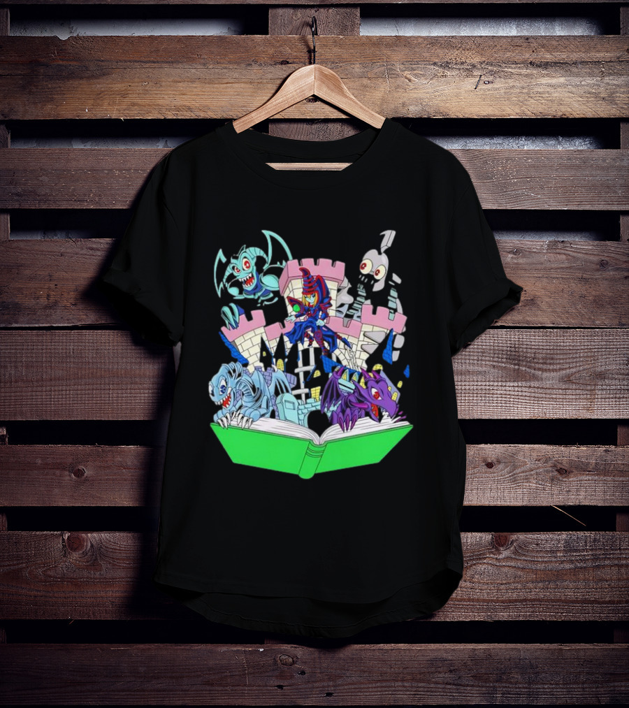 World Of Toons Castle And Creatures From Book T-Shirt