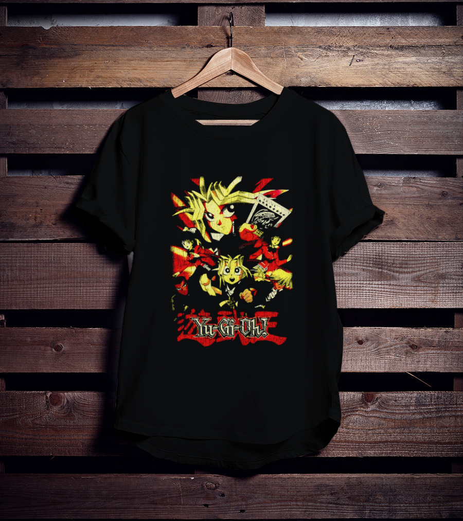 Yu-Gi-Oh! Retro Characters Collage Vibrant Art Style T-Shirt