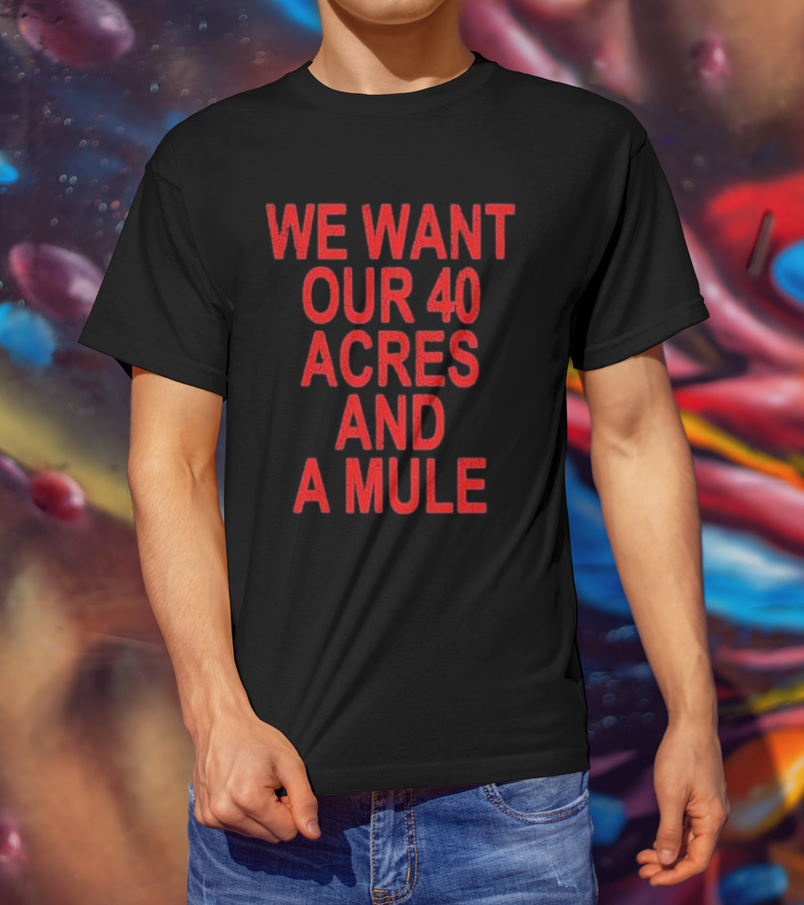 Spike Lee We Want Our 40 Acres And A Mule T-Shirt
