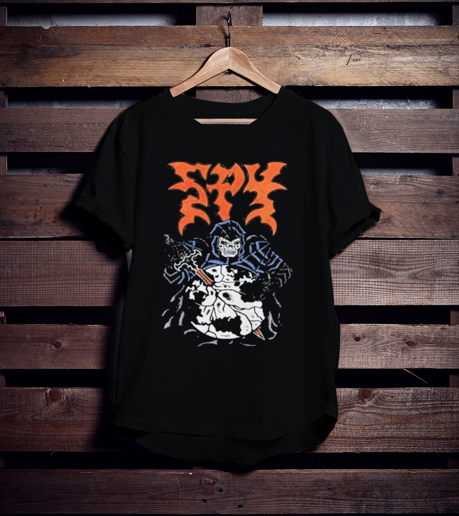 Spy DRKMTTR Apr 3 2025 Nashville TN Knife-Wielding Knight Graphic T-Shirt