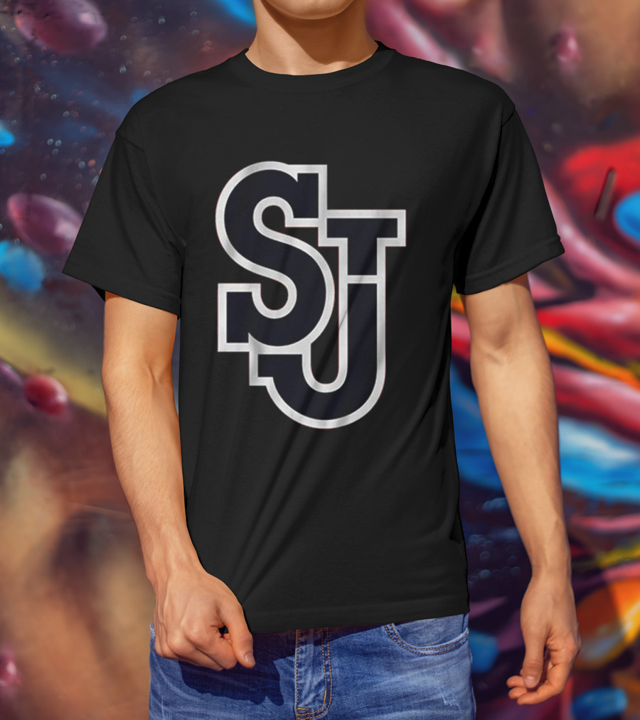 St John's Red Storm SJ Emblem T-Shirt
