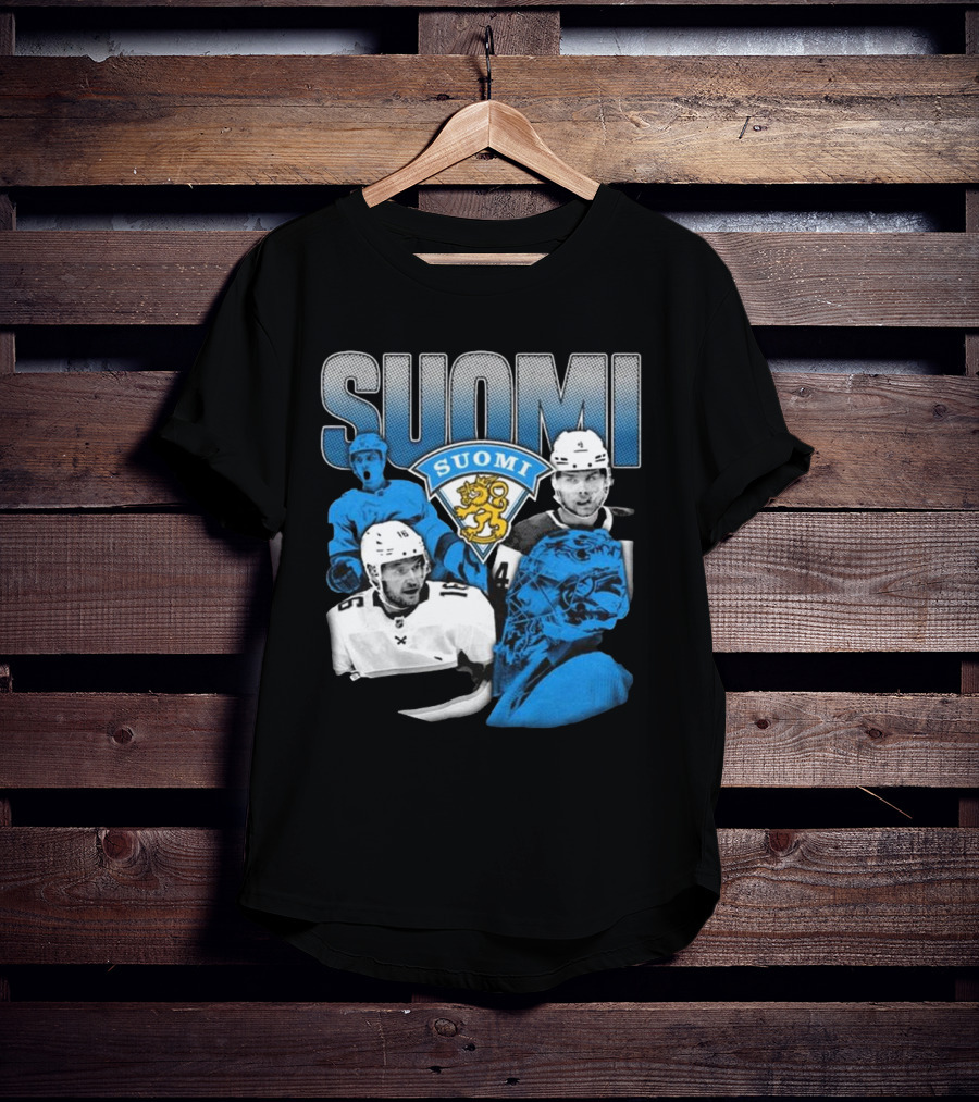 Suomi 4 Nations Team Finland Ice Hockey Players T-Shirt