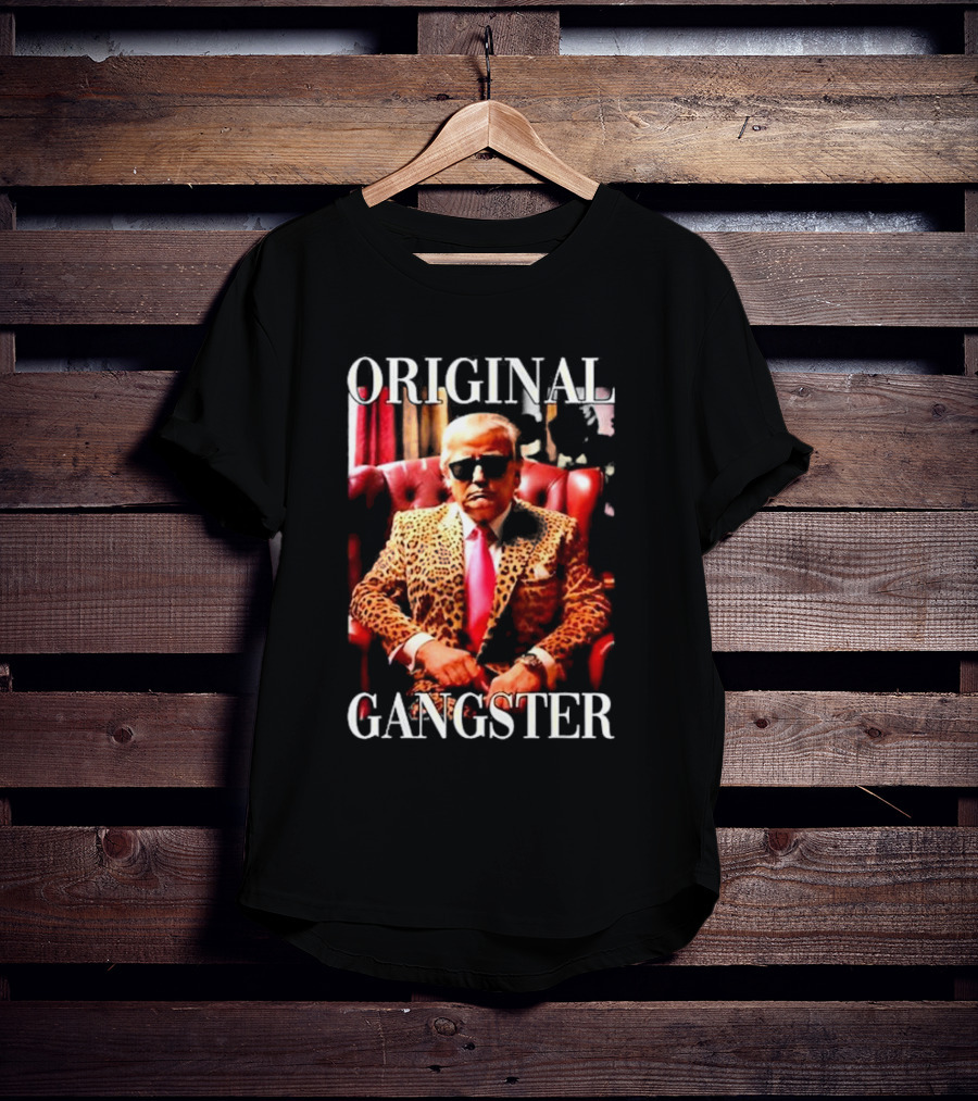Tammie McDonald Original Gangster Leopard Suit And Sunglasses T-Shirt