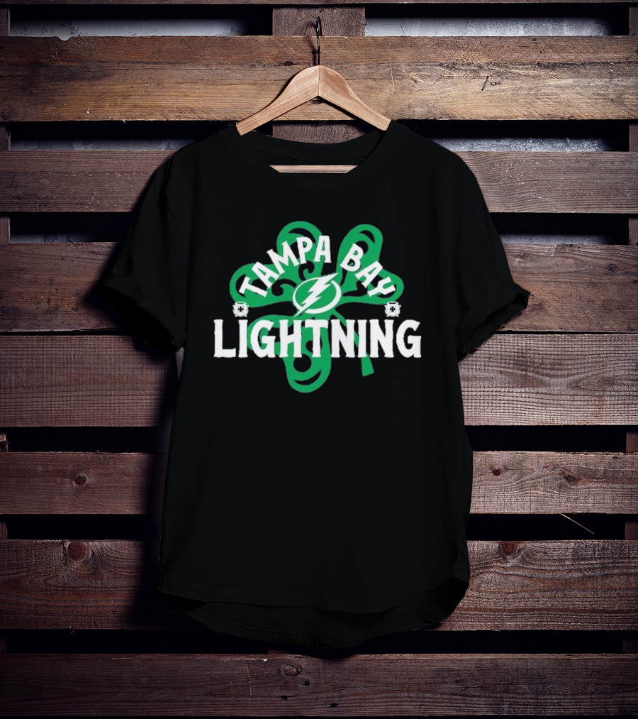 Tampa Bay Lightning St. Patrick’s Day Shamrock T-Shirt