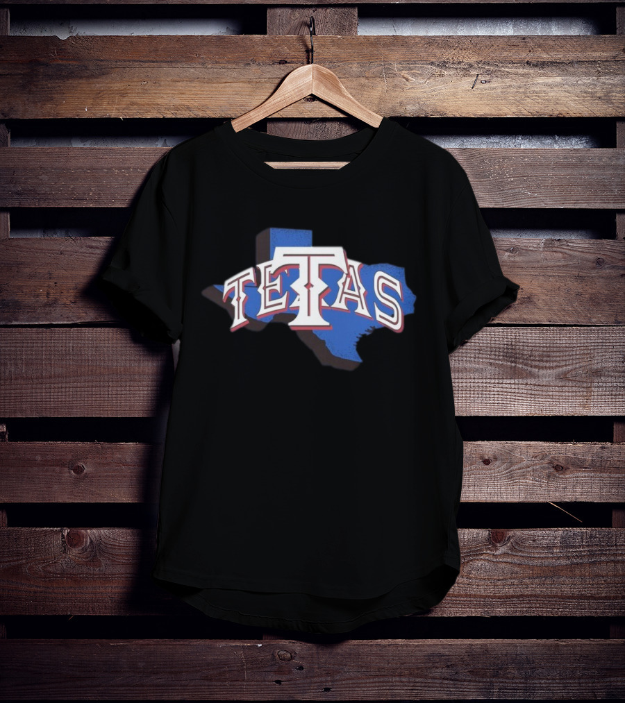 Texas Not Tetas Humor Texas Pride Map Design T-Shirt