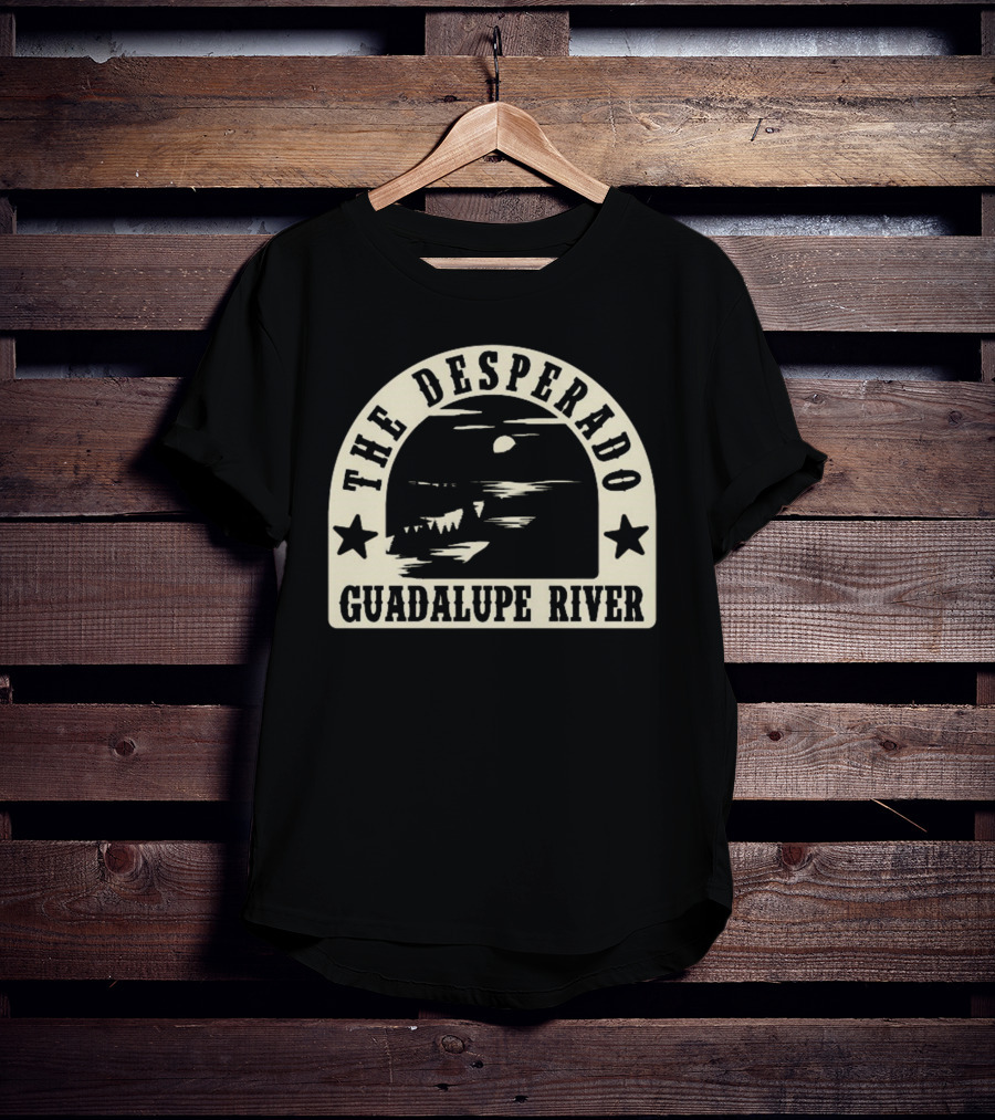 The Desperado Guadalupe River Sunset Stars T-Shirt