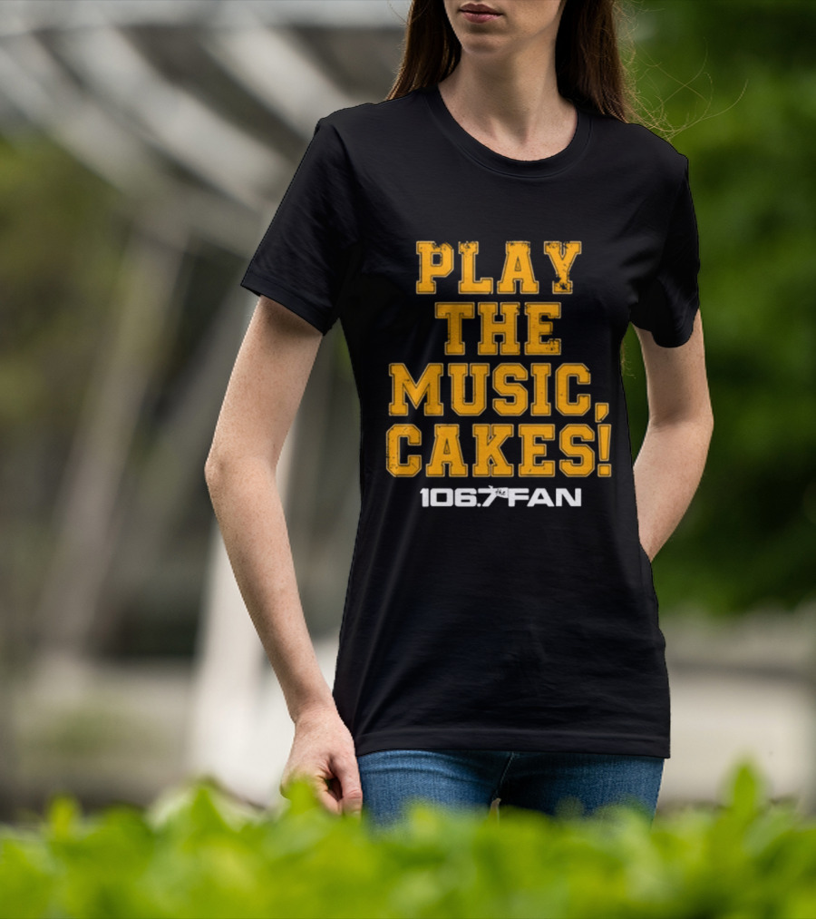 106.7 The Fan Play The Music Cakes The Junkies T-Shirt