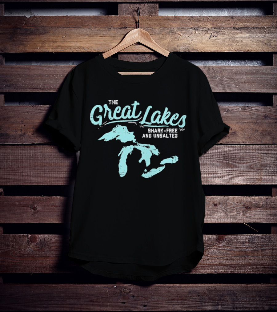 The Great Lakes Shark-Free Unsalted Summer Adventure T-Shirt