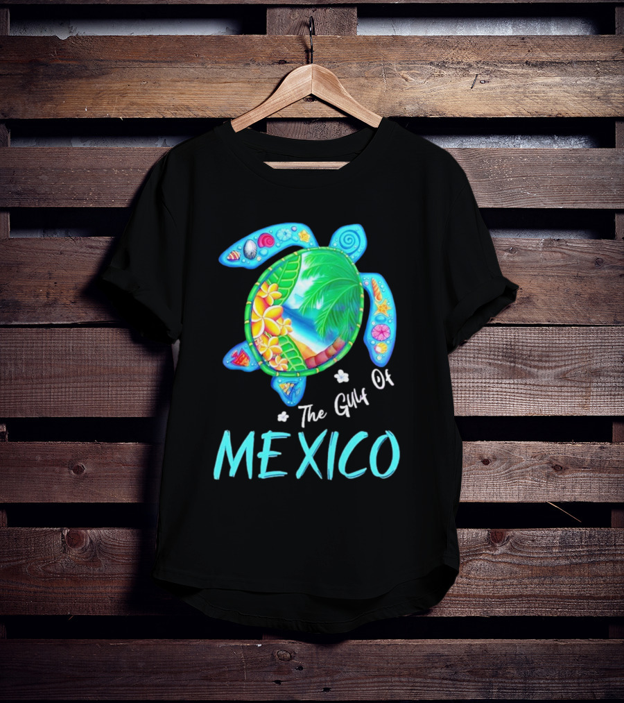 The Gulf Of Mexico Turtle Summer Beach Souvenir T-Shirt