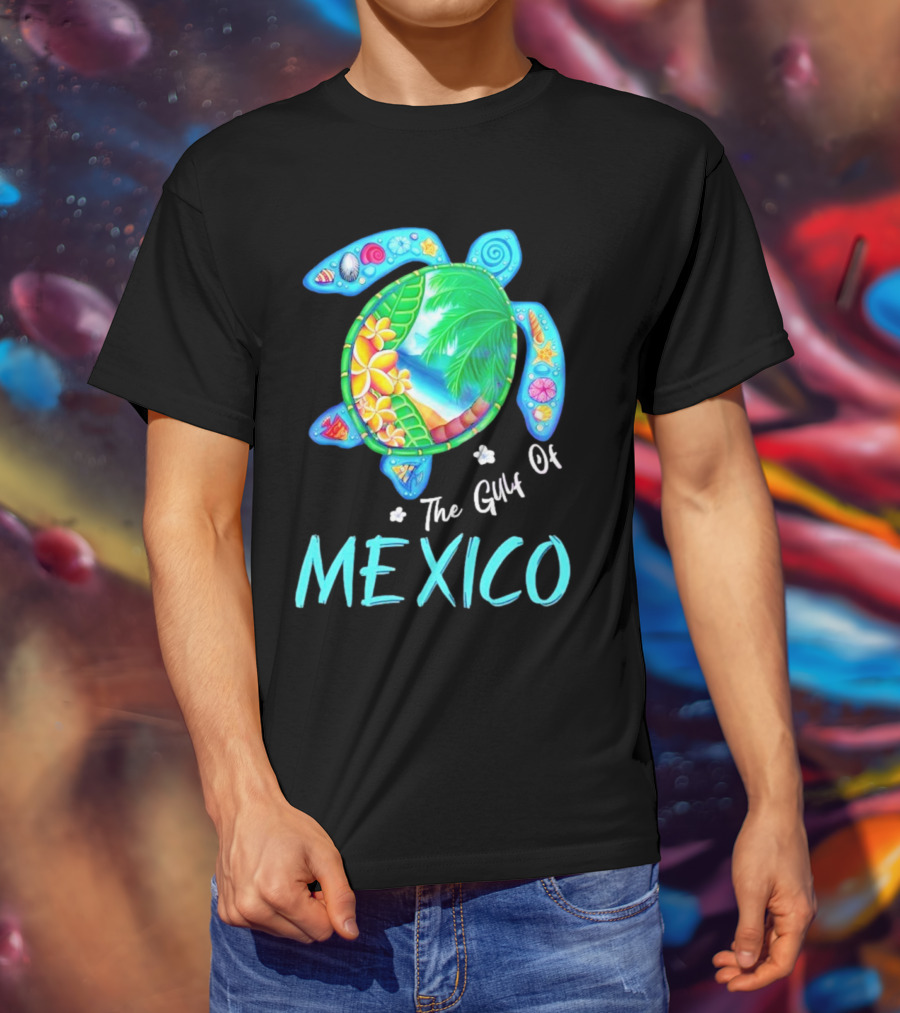The Gulf Of Mexico Turtle Summer Beach Souvenir T-Shirt