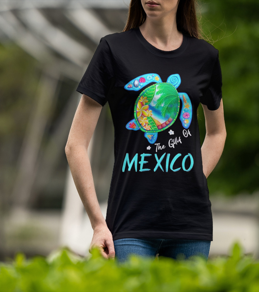 The Gulf Of Mexico Turtle Summer Beach Souvenir T-Shirt