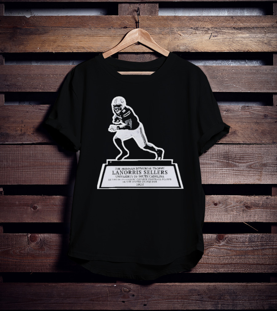 The Heisman Memorial Trophy Lanorris Sellers Football Statue T-Shirt