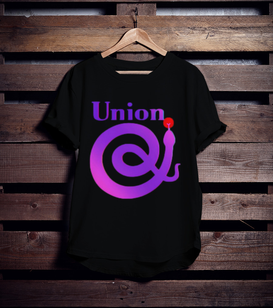 Union Snake Spiral With Red Tongue T-Shirt