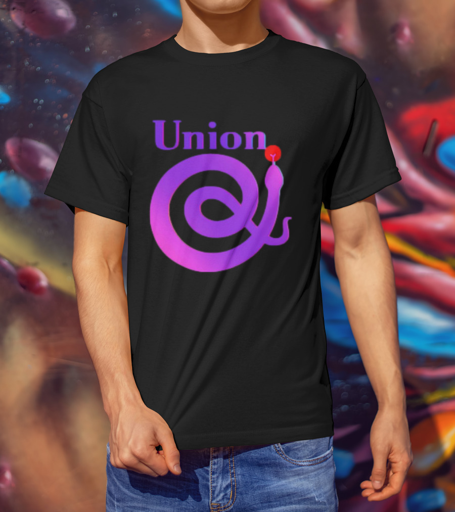 Union Snake Spiral With Red Tongue T-Shirt