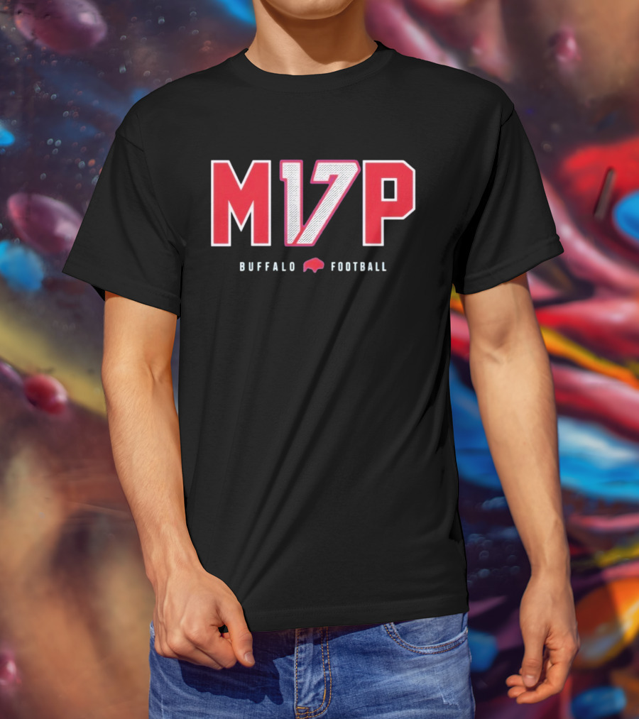 Buffalo Football M17P Josh Allen MVP T-Shirt