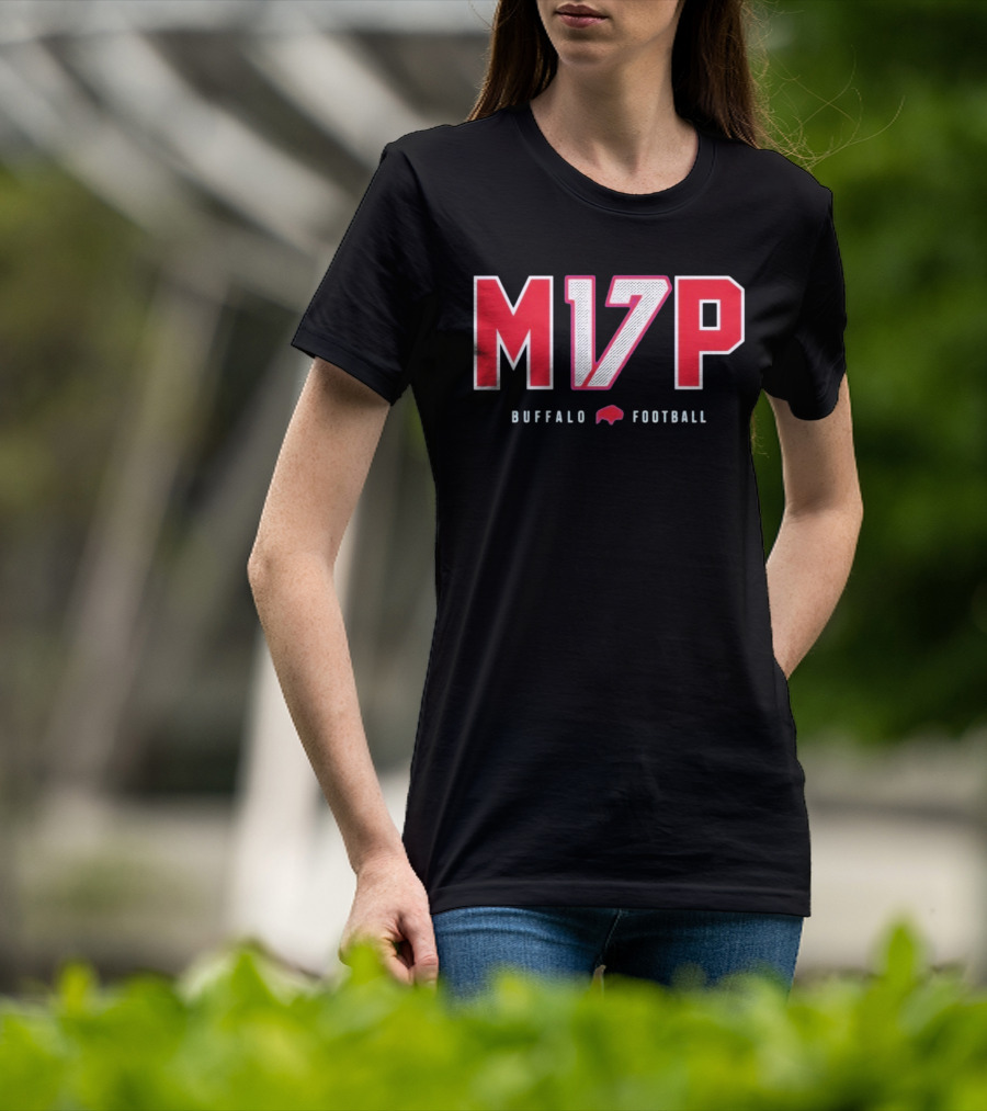 Buffalo Football M17P Josh Allen MVP T-Shirt