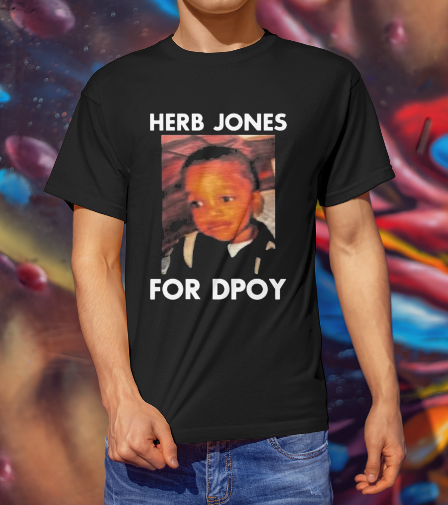 Herb Jones For DPOY Retro Style Photo T-Shirt
