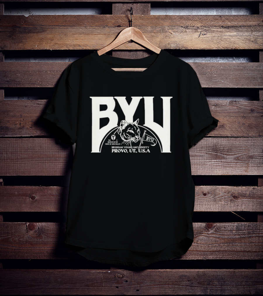 BYU Heritage Tysdyes Brigham Young Cougars Provo America T-Shirt