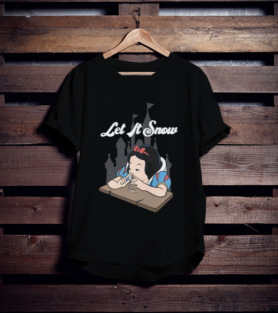 Unethical Threads Let It Snow Castle Scene T-Shirt