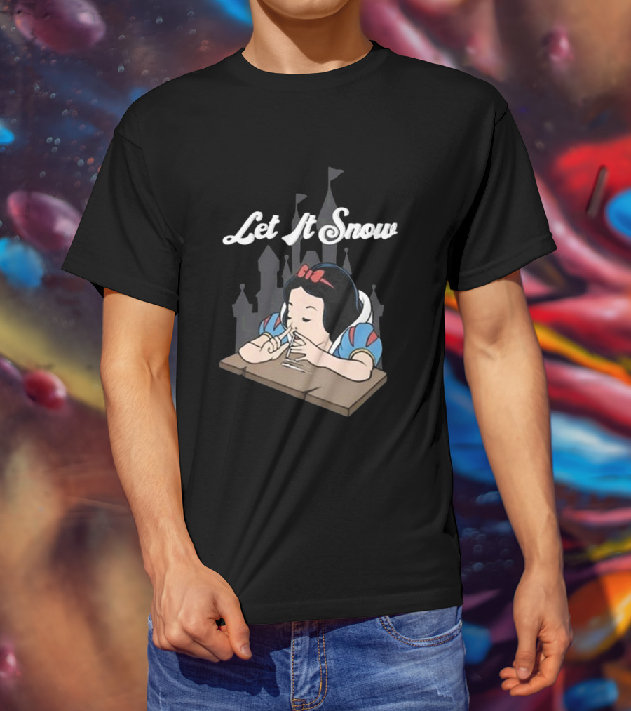 Unethical Threads Let It Snow Castle Scene T-Shirt