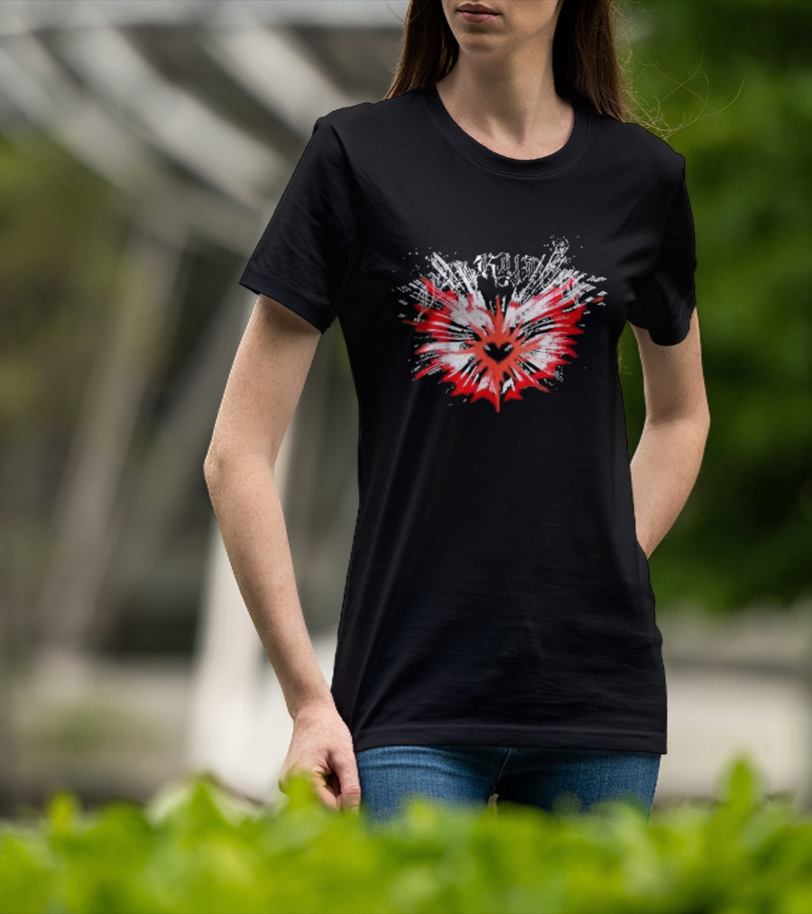 Valkyrae XO Team Liquid Black Heart Wings T-Shirt