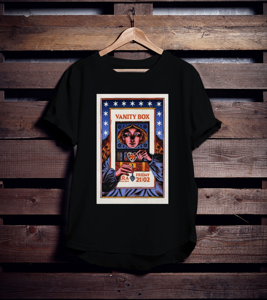 Vanity Box Vera Space Siren Friday February 21 2025 Groningen T-Shirt