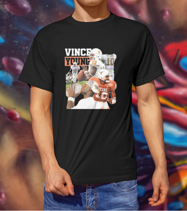 Vince Young Texas Longhorns Football Legend Number 10 T-Shirt