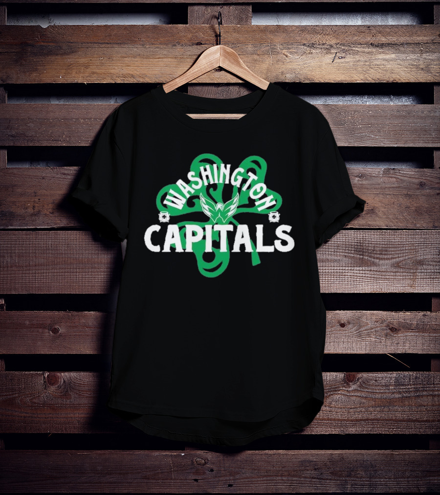 Washington Capitals St. Patrick’s Day Shamrock T-Shirt