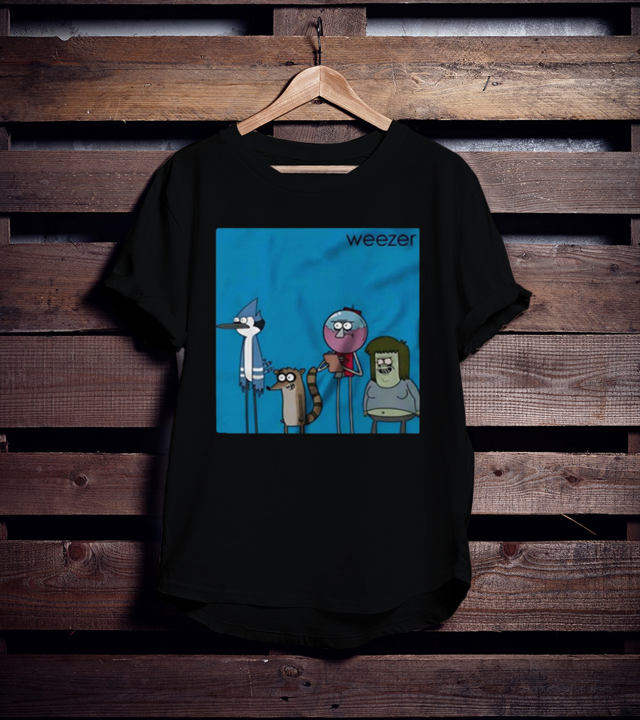 Weezer Mordecai And The Rigbys The Regular Show Vintage T-Shirt