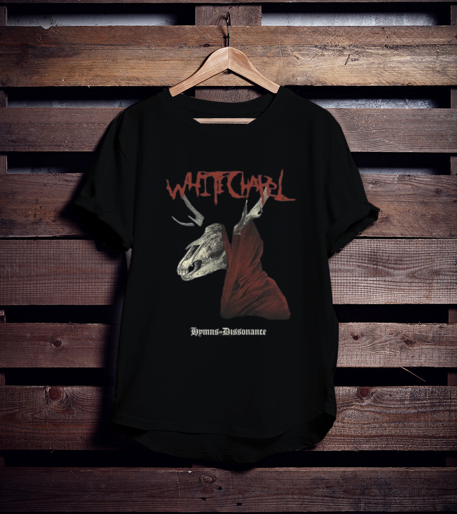 Whitechapel Hymns Dissonance Hooded Skull T-Shirt