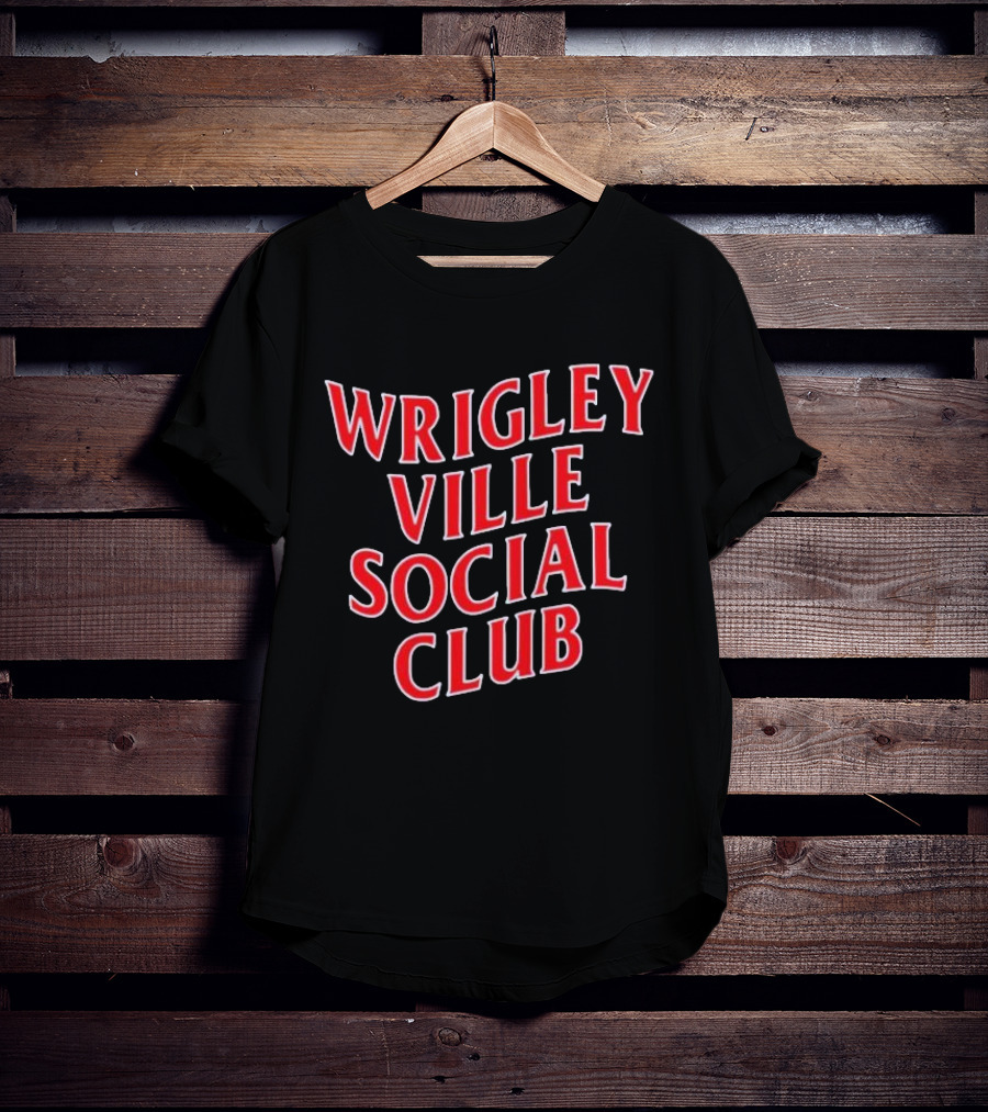 Wrigleyville Social Club Chicago Cubs Baseball T-Shirt