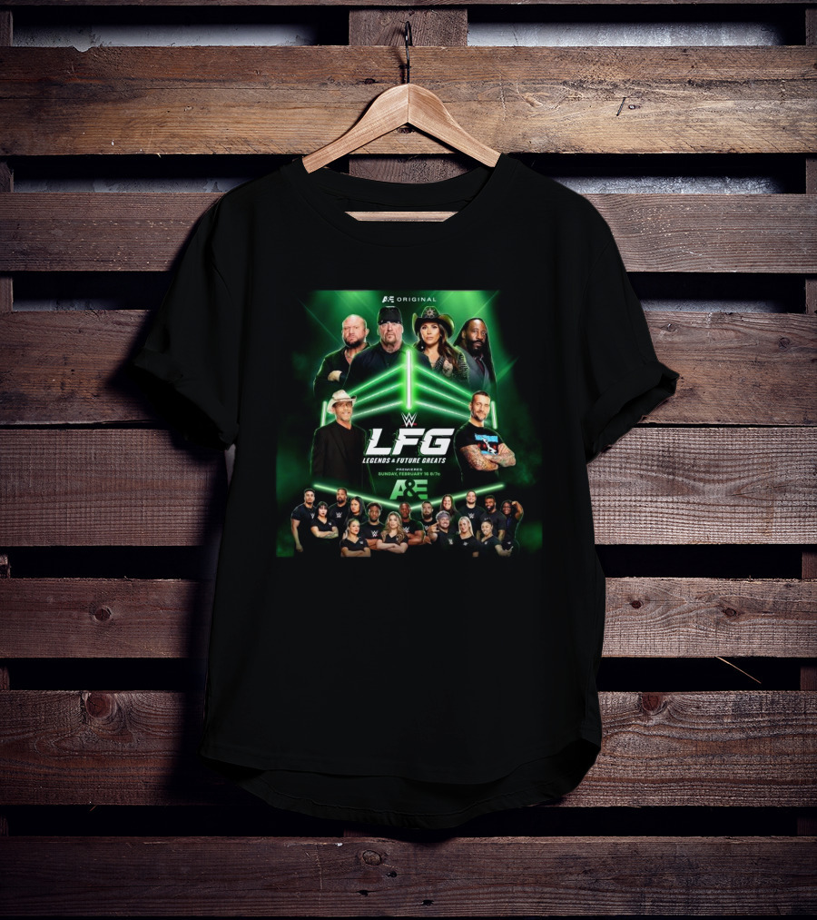 WWE Legends And Future Greats Premieres Sunday February 16 A&E Original T-Shirt