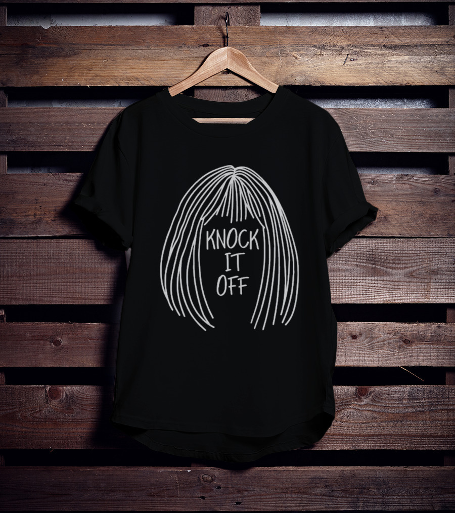 Zachariah Porter Knock It Off Hair Outline T-Shirt