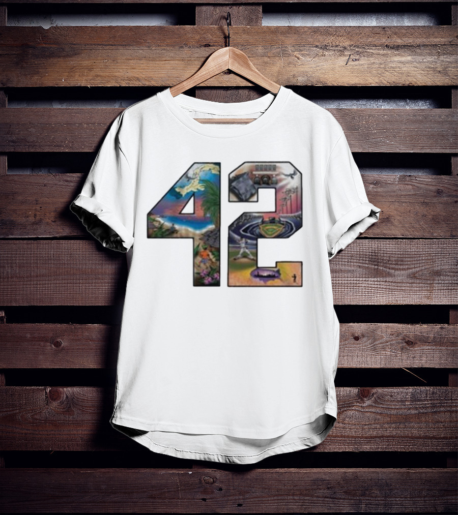 42 Mariano Rivera Foundation Iconic Baseball Imagery T-Shirt